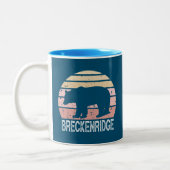 Breckenridge Colorado Retro Beer Tweekleurige Koffiemok (Links)