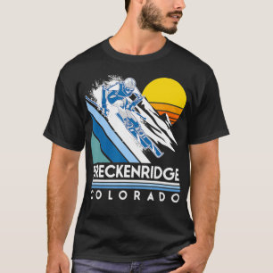 Breckenridge Colorado Retro Ski T-shirt