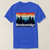Breckenridge Colorado Retro T-shirt (Design voorkant)