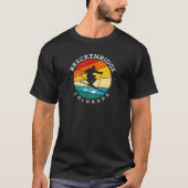 Breckenridge Colorado Retro T-Shirt (Voorkant)