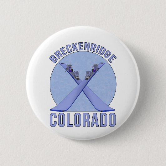 Breckenridge, Colorado Ronde Button 5,7 Cm (Voorkant)