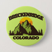 Breckenridge, Colorado Ronde Button 7,6 Cm (Voorkant)