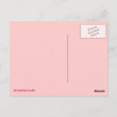 Breckenridge Colorado roze bergen briefkaart (Achterkant)