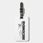 Breckenridge Colorado Schansspringer Bagagelabel (Voorkant verticaal)