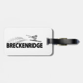 Breckenridge Colorado Schansspringer Bagagelabel (Achterkant horizontaal)