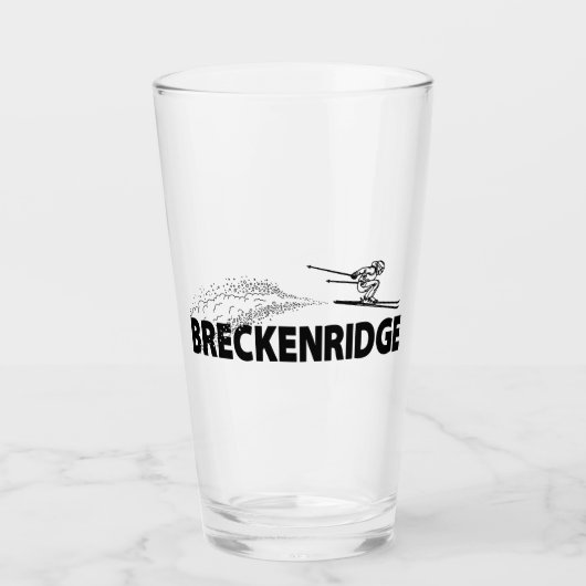 Breckenridge Colorado Schansspringer Glas (Voorkant)