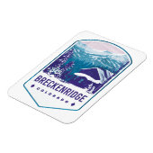 Breckenridge Colorado Ski Badge Magneet (Linkerzijde)