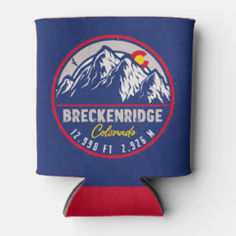 Breckenridge Colorado Ski Hiking Mountain Souvenir Blikjeskoeler