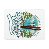 Breckenridge, Colorado ski logo Magneet (Horizontaal)