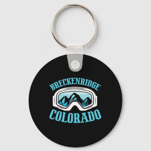 Breckenridge Colorado Ski Mountain Skiing Skier Sleutelhanger
