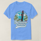Breckenridge Colorado  ski T-shirt (Design voorkant)