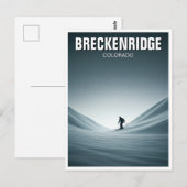 Breckenridge Colorado Skiën Reizen Briefkaart (Voorkant / Achterkant)