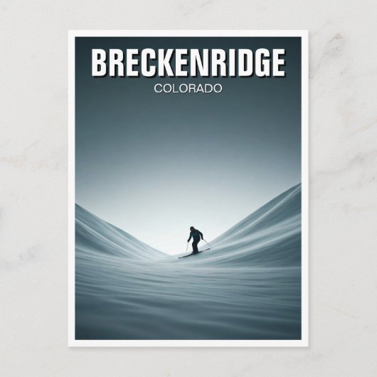 Breckenridge Colorado Skiën Reizen Briefkaart (Voorkant)