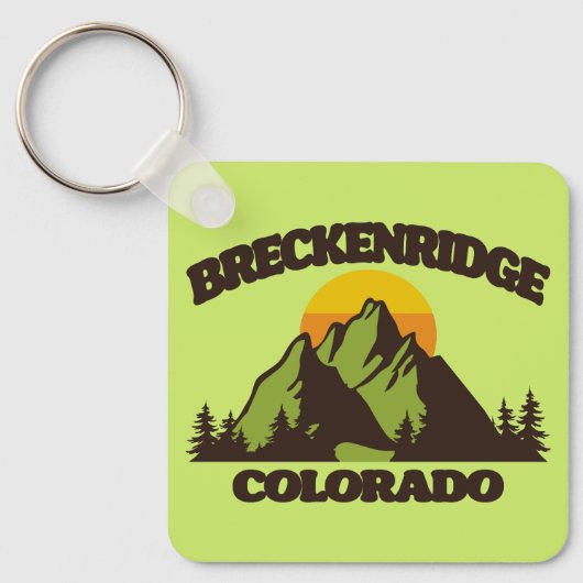 Breckenridge, Colorado Sleutelhanger (Voorkant)