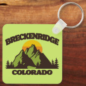 Breckenridge, Colorado Sleutelhanger (Achterkant)