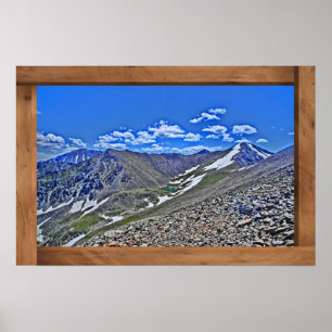 Breckenridge Colorado-sneeuwpieken poster