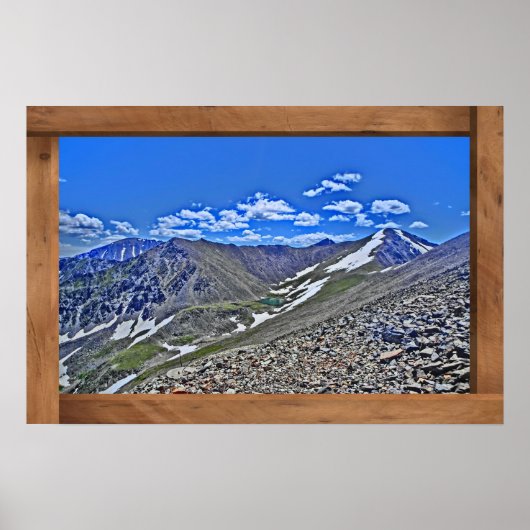 Breckenridge Colorado-sneeuwpieken poster (Voorkant)
