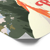 Breckenridge Colorado Snowboarden Reisposter Poster (Hoek)