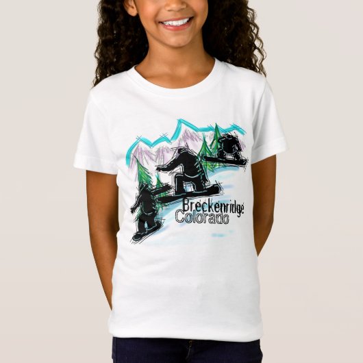 Breckenridge Colorado t-shirt meisjes (Voorkant)