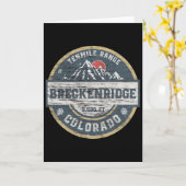 Breckenridge Colorado Tenmile Range Rocky Mountain Kaart (Gele Bloem)