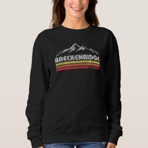 Breckenridge Colorado Throwback Retro Moun Trui