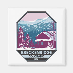 Breckenridge Colorado Winter Ski Area Magneet