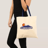 Breckenridge Colorado wood mountains tote bag (Voorkant (product))