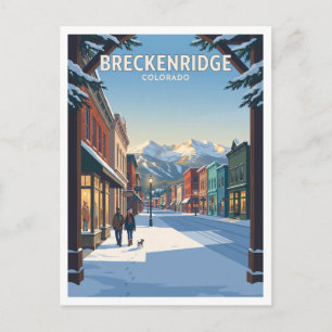 Breckenridge Historische Main Street Colorado Cade Briefkaart
