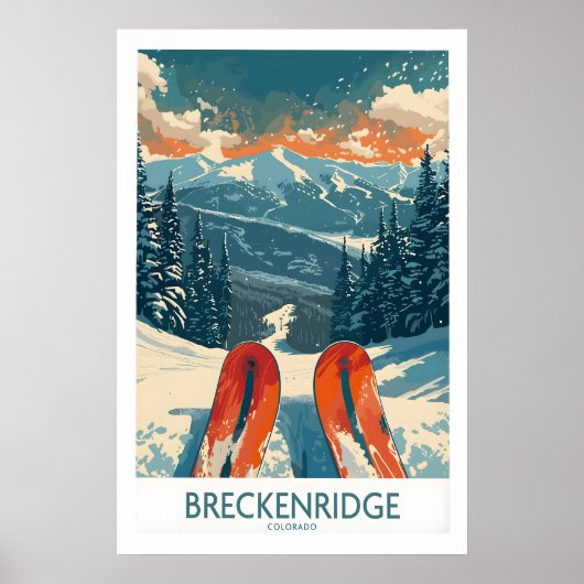 Breckenridge Poster Colorado 1 (Voorkant)