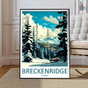 Breckenridge Reisprint Wandkunst Breckenridge WA Poster