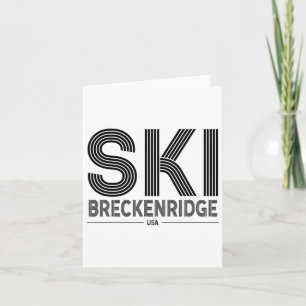 Breckenridge Ski Resort Verenigde Staten Rocky Mou Kaart