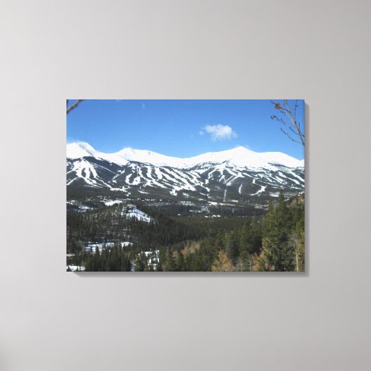 Breckenridge Skipistes Canvas (Voorkant)