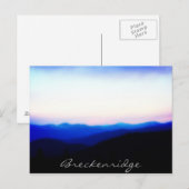Breckenridge Ten Mile Range Sunset Briefkaart (Voorkant / Achterkant)