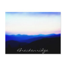 Breckenridge Ten Mile Range Sunset Briefkaart