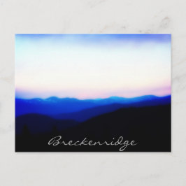 Breckenridge Ten Mile Range Sunset Briefkaart