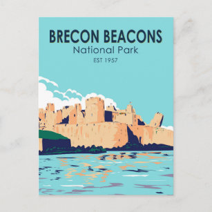Brecon Beacons National Park Caerphilly Castle Briefkaart