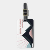 Brecon Beacons National Park Gekleurde heuvels Bagagelabel (Voorkant verticaal)