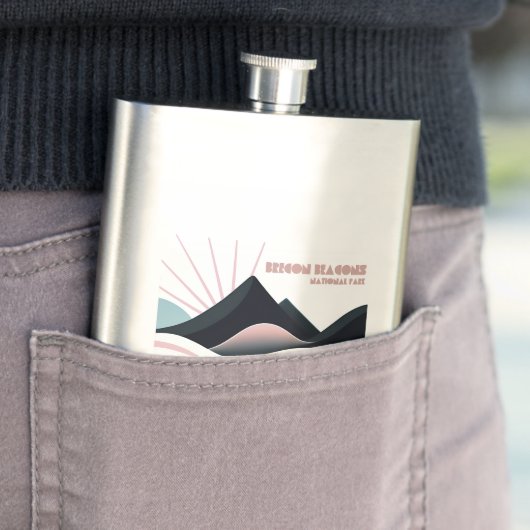 Brecon Beacons National Park Gekleurde heuvels Flacon (Voorbeeld)