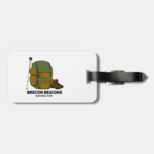 Brecon Beacons National Park rugzak Bagagelabel (Achterkant horizontaal)
