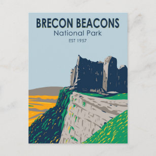Brecon Beacons National Park Wales  Briefkaart