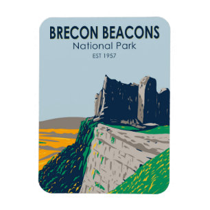 Brecon Beacons National Park Wales  Magneet