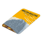 Brecon Beacons National Park Wales Pen Y Fan Retro Magneet (Linkerzijde)