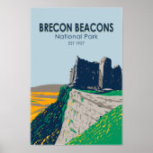 Brecon Beacons National Park Wales  Poster (Voorkant)