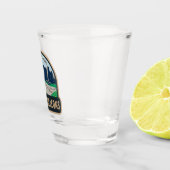 Brecon Beacons National Park Wales  Shot Glas (Rechts)