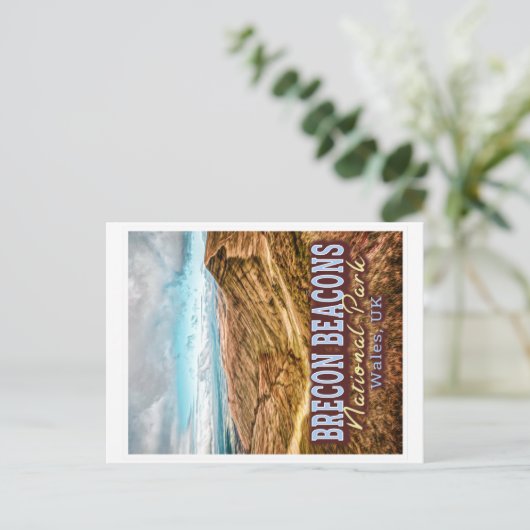 BRECON BEACONS NATIONALE PARK - WALES VK BRIEFKAART (Staand voorkant)