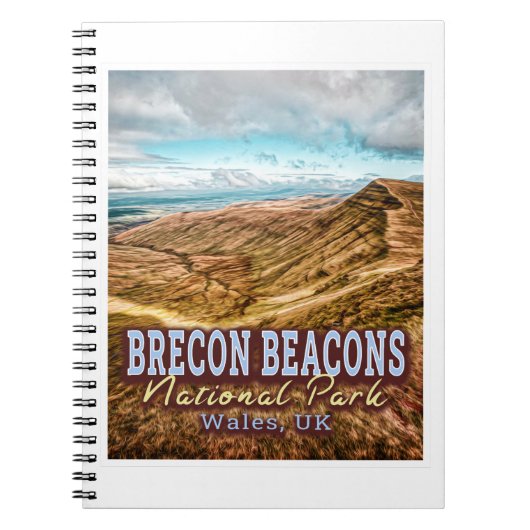 BRECON BEACONS NATIONALE PARK - WALES VK NOTITIEBOEK (Voorkant)