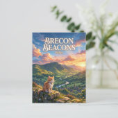 Brecon Beacons Wales Briefkaart (Staand voorkant)