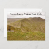 Brecon Beacons Wales Briefkaart (Voorkant / Achterkant)