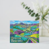 Brecon Beacons Wales Briefkaart (Staand voorkant)