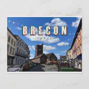 Brecon, Briefkaart Wales
